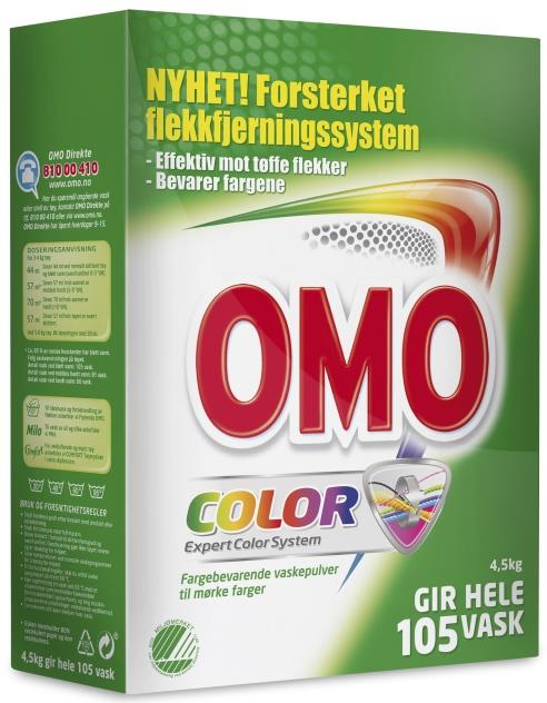 133839  9146397 T&#248;yvask OMO Color 4,5kg 